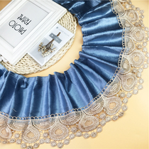 With backing new 19cm flannelette sofa cushion decorative water soluble lace accessories fabric skirt decoration broadside