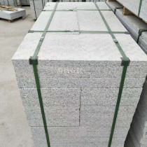 Granite sesame white fire board Floor tiles Sesame gray Litchi surface stone curb side flat stone curbstone board