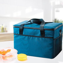 Portable outdoor insulation bag Aluminum foil thick waterproof insulation bag Takeaway box delivery bag Picnic lunch box Large