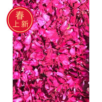 (Large goods) pure natural rose dried petals 1000g soaking bath soaking foot beauty milk bubble bath foot bath