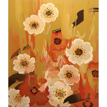 Liu Chenyang < Luxury Tranquil Joy > Bsurface propylene original working room dazzling decoration hanging painting