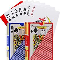 Tong Le Texas playing cards plastic PVC waterproof washable Park PVC waterproof washable Park padded wear-resistant special frosted small print