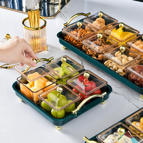 Light Extravagant Fruit Pan Home Living Room Tea Table Creative Melon Seeds Zero Food Dried Fruits Nut Candy Containing Box Plastic Fruit Tray