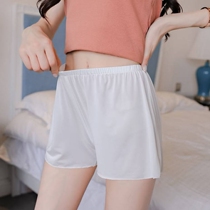 Safety pants womens large size anti-light summer thin student mask silky inside wear three-point bottoming shorts casual insurance pants
