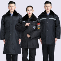 Security cotton clothes mens winter thickened cotton clothes work uniform winter clothing Multi-functional labor protection Anti-cold clothing Security coat