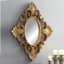 Soft home hanging mirror hall mirror hall mirror hall hanging mirror hotel bar porch decorative mirror European style