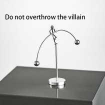 Balance Little Iron Man Newton Pendulum Ball Desk Decoration Perpetual Motivation Constant Creative Pendulum Physical Maglev Decompression
