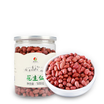 Wild Forest new red skin small grain peanut rice farmers own production of four red raw peanut kernels 500g