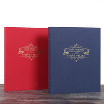 A4 large creative release Certificate of honor collection book A5 certificate of honor favorites Receive album favorites 8 open