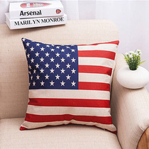 Ingléin Anemone Character National Flag Holding Pillow Sofa Cushions Office Leaning Against Ram Backrest Car Padded Back Cushion Waist Pillow Cushion