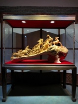 Hot selling cliff Berger Animals root sculptures 8 Jun allegory good wood carvings Long 108 thick 43 43 56 Total height 148 frames