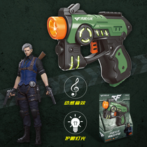 Genuine authorization across the line of fire CF childrens electric small toy gun sound and light gun MK23 pistol boy suitable for 3 years old