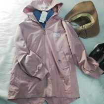 Proud Tiger brand childrens clothing 2022 Spring and Autumn new girls pink - fake two coats