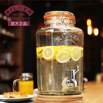 Kilner sealed tank with faucet sparkling wine special wine bottle sealed household glass bottle wine jar cold water tank