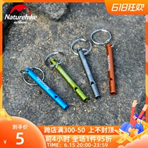 NH Norway customer outpost Whistle Fire Emergency Equipment Aluminum Alloy Metal Children Camping Lifesaving Whistle
