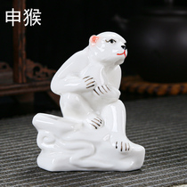 12 zodiac family with small monkey tea favorites Tea Terrace Tea Tray Tea Tray Tea Set Accessories Tea Table Feng Shui Furnishing