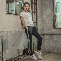 2020 new yoga fitness clothing two-piece set fashion quick-drying running sports short-sleeved suit loose thin cover meat
