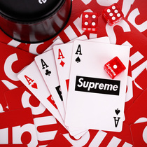 Tide brand supreme playing cards personality creative Texas Holdem nightclub bar card game Party tide men and women