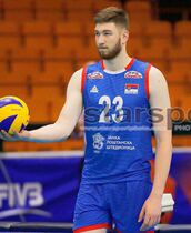 Spot one can issue 2019 World Volleyball League Serbia mens and womens national team jersey