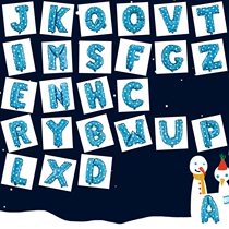 16 inch blue English alphanumeric birthday balloon childrens party package baby decoration wedding supplies decoration