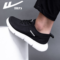 Huili mens shoes a pedal lazy shoes mens casual canvas shoes quick dry soft bottom breathable old Beijing cloth shoes mens summer