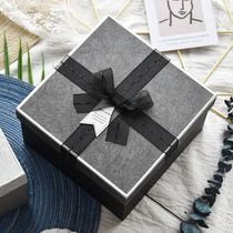Gift box ins style premium simple gift gift box empty box gift boyfriend ritual sense square large size