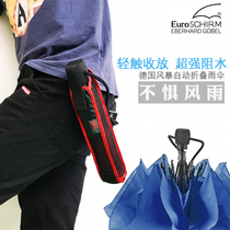 German EuroSchirm storm umbrella outdoor Typhoon Super Automatic opening and closing folding portable sunny light umbrella
