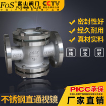 Stainless steel direct sight mirror flange threaded connection Shanghai Toyama