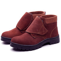 Labor protection shoes mens autumn welder electric welding shoes spring breathable safety shoes protective shoes high anti-smash welder shoes