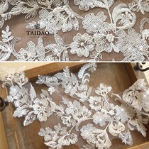 Taishima new sequin embroidery lace decal s40 wedding dress clothing accessories creative DIY decorative cloth stickers