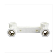 Jinde PPR white pipe fitting water heater with 4-point 6-point conjoined inner curved quarter inner wire elbow double inner teeth