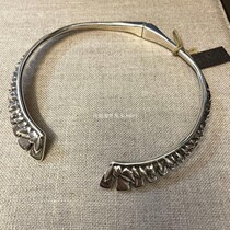 Limited Special Special Spanish niche Tide brand UNODE50 retro handmade feather collar handmade European and American retro