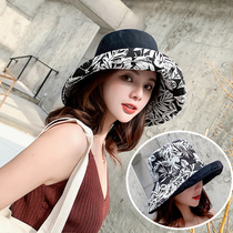 Fishermans hat female Korean version of Joker Japanese literary girl summer sun hat black eaves chic Net Red Hat tide