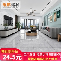 Foshan gray whole body marble tile floor tile 800x800 living room bedroom non-slip floor tile kitchen and bathroom wall tile