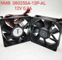 Mebeya NMB 08025SA-12P-AL 12V 0 30A 8025 cooling fan double ball 3 wire