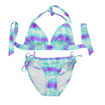 (Clearance does not return do not change) European and American bikini thick neck gathering swimsuit big chest small chest holiday Vidor swimsuit