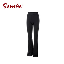 Sansha Sansha childrens practice pants Latin dance pants black dance performance trousers yoga pants cotton adult