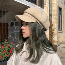 Aniseed hat Girl Spring Summer Han Edition Tidal Day Series Wins out of the net Red Red Money Inglle Retro Casual Newspaper Children Berets Hat