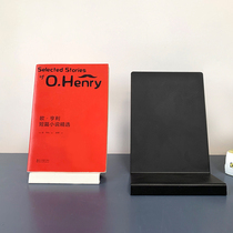 Original design wrought iron desktop shelf creative iron book display display props bookstore library book stand