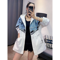 White Denim Jacket Slim Fit 100 hitch for Korean version Ocean Gas 2022 Chunqiu New womens clothing Europe Station Eurostock