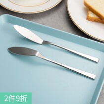 Export single 18-10 stainless steel wipe butter da peanut butter da peanut butter wipe da straight handle length 22cm