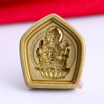 Yellow Chaine God Thousands Hand Guanyin Green Degree Mother White Degree Mother Wipe Molds Brass Buddha Rubs Wipe Bouquets Bouquets Bouquets