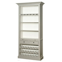 JSM American country solid wood wine cabinet French pastoral retro old sideboard high-end villa storage dish cabinet