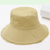 2021 spring new burred fisherman hat wide-brimmed hat fashion hat female