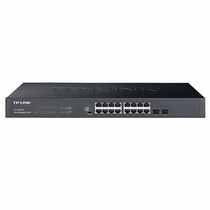 tplink full gigabit network management switch 2 optical 16 electric 16 Port Gigabit optical fiber switch VLAN management traffic statistics port monitoring convergence isolation SG2218 cloud management