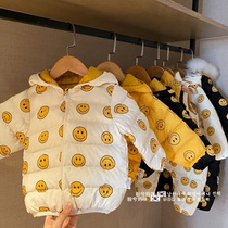 South Korea Baby Winter Clothing Down Cotton Clothing Cotton Clothing Outside Wearing Baby Suit Winter Thickened Cotton Padded Jacket