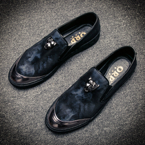 Mens shoes 2020 new autumn casual shoes fashion shoes Korean version of the trend of a pedal breathable lazy shoes increased shoes