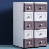 2030 European storage cabinet drawer type plastic slit cabinet kitchen rack underwear gap storage cabinet storage cabinet