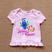 Baby T-shirt pure cotton half sleeve child with undershirt blouses baby short sleeve T-shirt Summer woman 0-6 months newborns