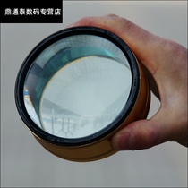 100mm Wenzhen mirror Paperweight Magnifying glass Metal edging Spherical glass magnifying glass Desktop display magnifying glass